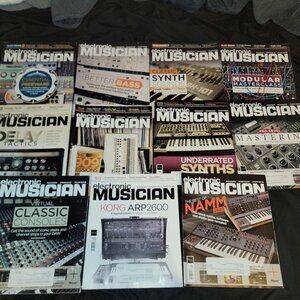 Lot of 11 Electronic Musician Magazine 2020 Stereo Audio DJ Techno Mixer Good